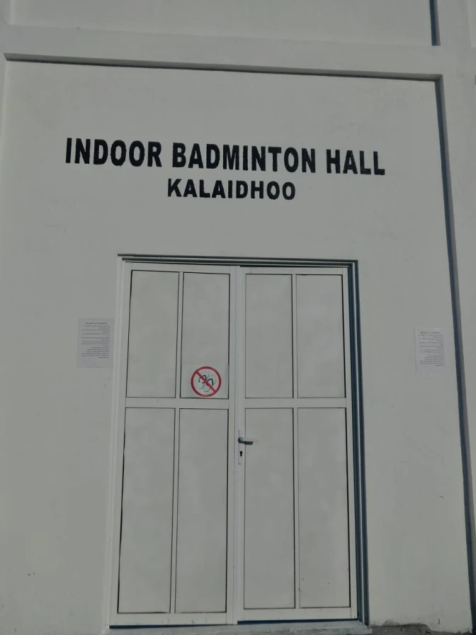 Indoor Badminton Hall Kalaidhoo